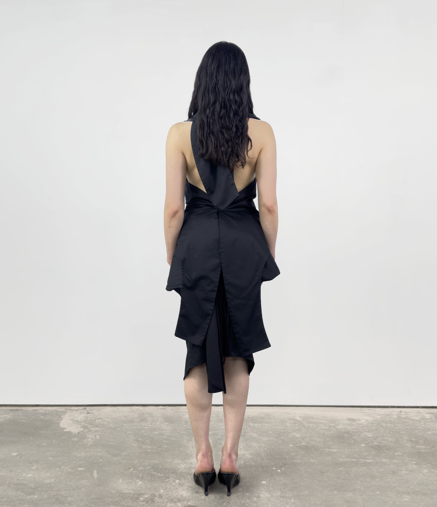 RENEWAL DRAPED MIDI SKIRT