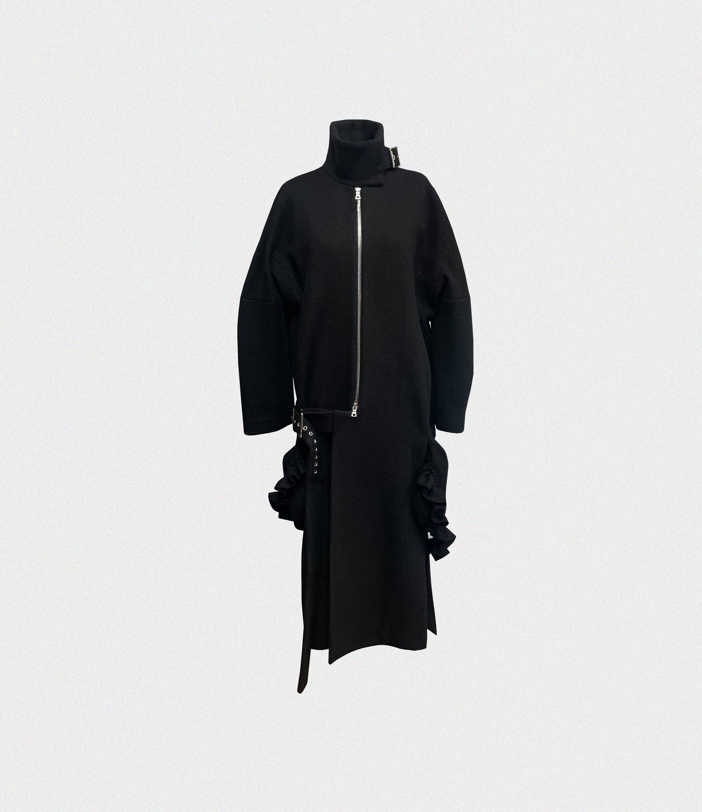 ‘ELLIE’ HEAVY BOILED WOOL COAT